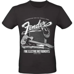 Fender Amplifier Tričko černá - RockTime.cz