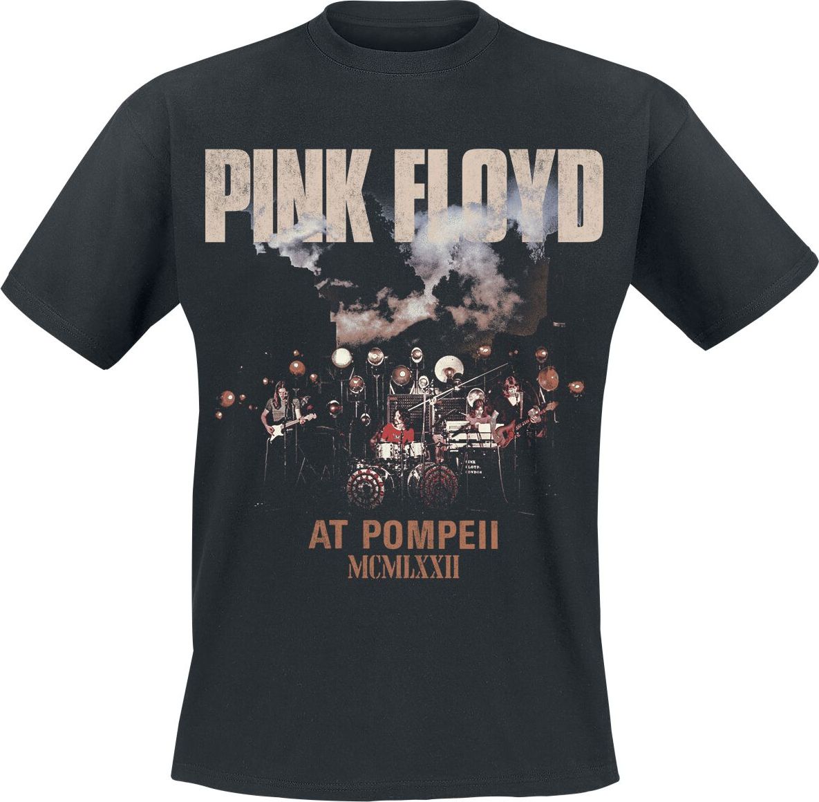 Pink Floyd Pompeii Live Photo Tričko černá - RockTime.cz