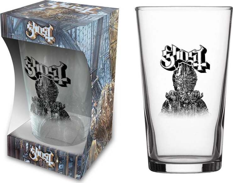 Ghost Impera pivní sklenice transparentní - RockTime.cz