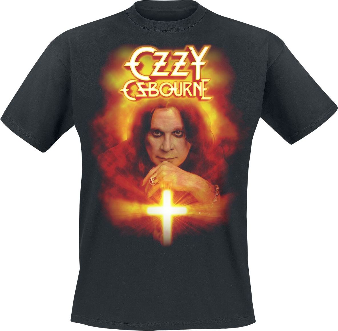 Ozzy Osbourne God Bless Tričko černá - RockTime.cz