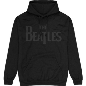 The Beatles Logo Mikina s kapucí černá - RockTime.cz