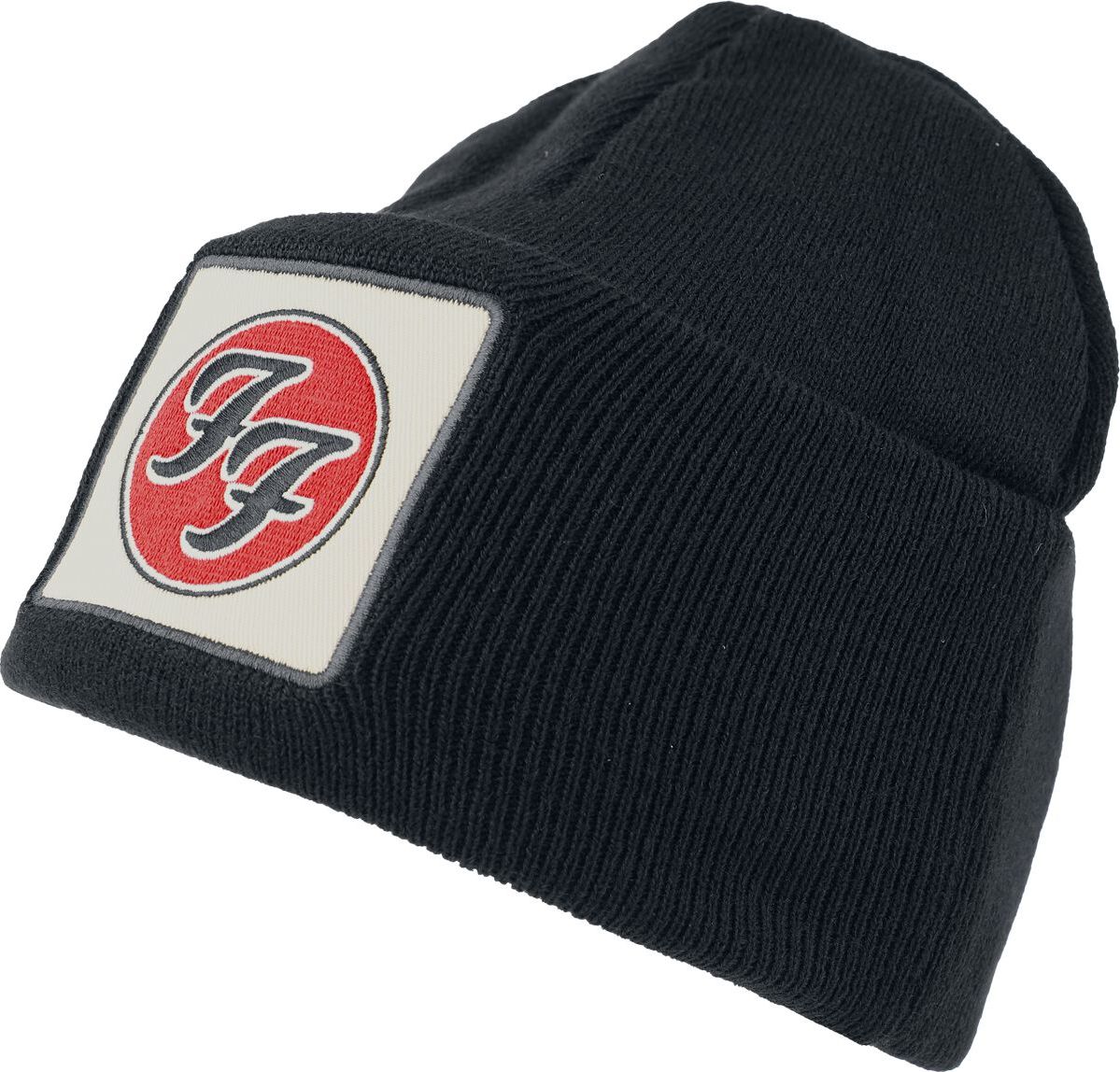 Foo Fighters Amplified Collection - Patch Beanie Beanie čepice černá - RockTime.cz