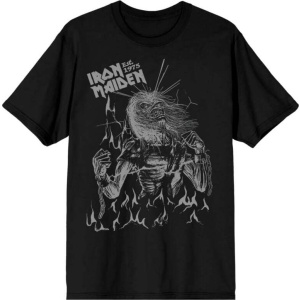 Iron Maiden LAD Flames Tričko černá - RockTime.cz