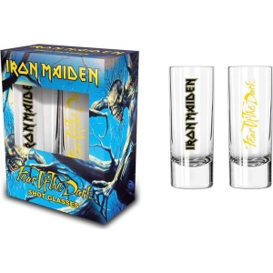 Iron Maiden Fear Of The Dark sada sklenicek transparentní - RockTime.cz