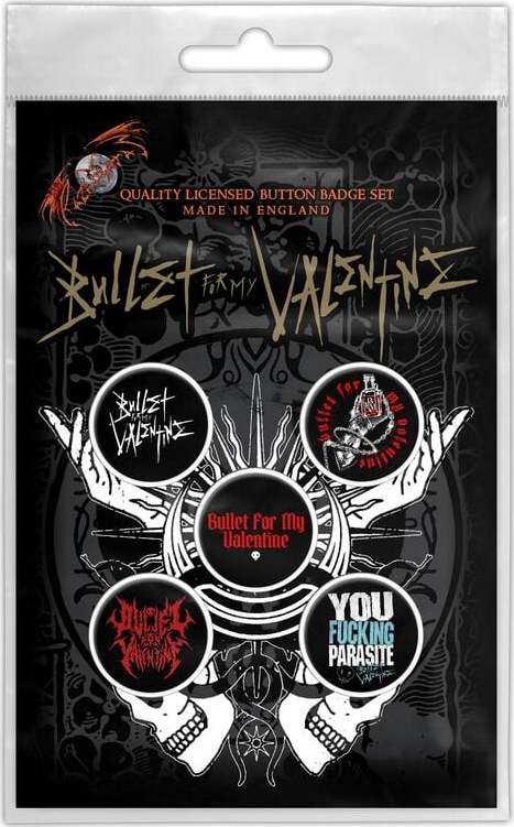 Bullet For My Valentine Logo Odznak vícebarevný - RockTime.cz
