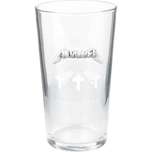 Metallica Master Of Puppets pivní sklenice transparentní - RockTime.cz