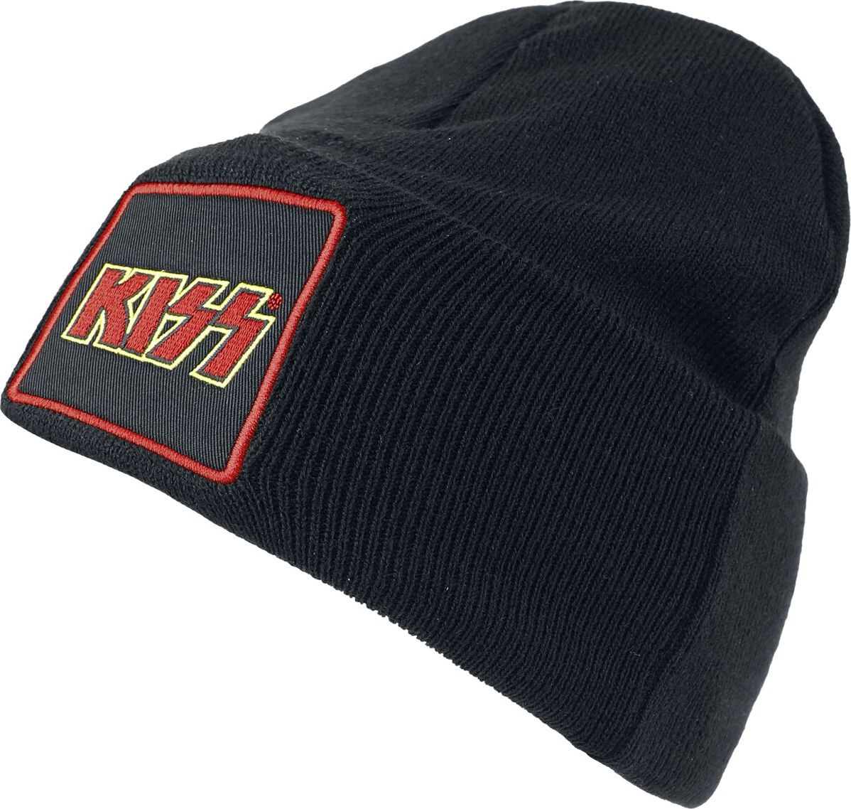 Kiss Amplified Collection - Patch Beanie Beanie čepice černá - RockTime.cz