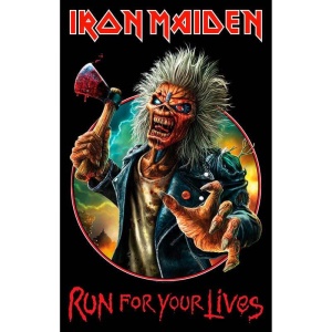 Iron Maiden Run For Your Lives Textilní plakát vícebarevný - RockTime.cz