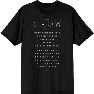 The Crow Dead Quote Tričko černá - RockTime.cz