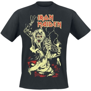 Iron Maiden Fire Ring - Glow In The Dark Tričko černá - RockTime.cz