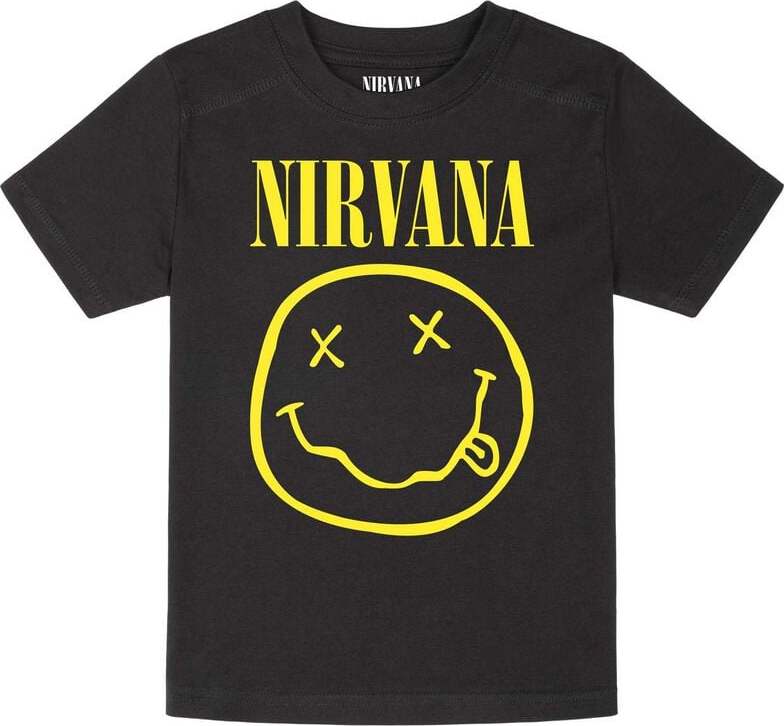 Nirvana Metal-Kids - Smiley Kids detské tricko černá - RockTime.cz