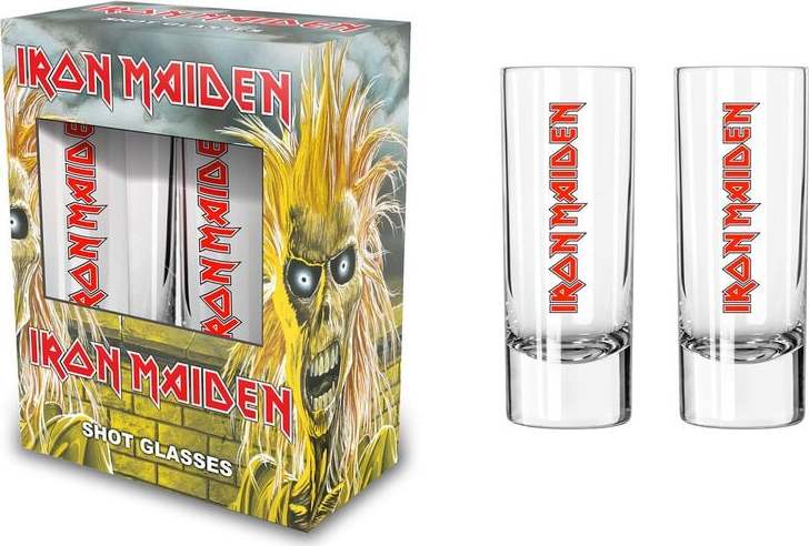 Iron Maiden Iron Maiden sada sklenicek transparentní - RockTime.cz