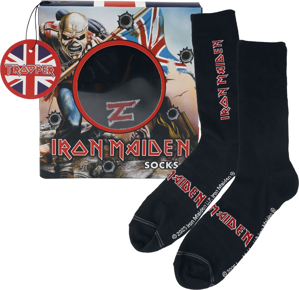 Iron Maiden Giftbox Ponožky vícebarevný - RockTime.cz