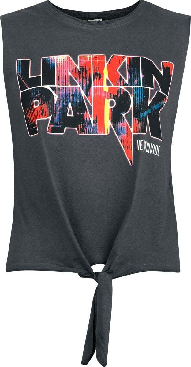 Linkin Park Amplified Collection - New Divide Dámský top charcoal - RockTime.cz