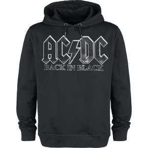 AC/DC Amplified Collection - Back In Black Mikina s kapucí černá - RockTime.cz