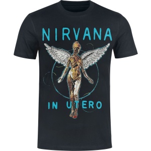 Nirvana Utero Tracklist Tričko černá
