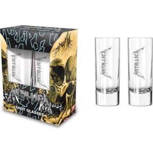 Metallica Logo sada sklenicek transparentní - RockTime.cz