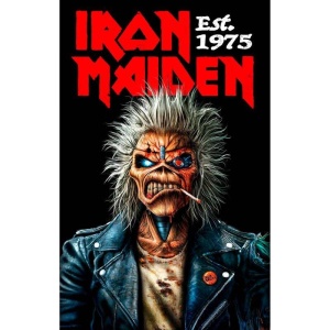 Iron Maiden Est. 1975 Textilní plakát vícebarevný - RockTime.cz