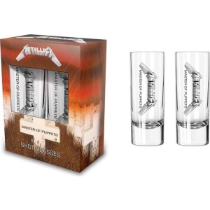 Metallica Master Of Puppets sada sklenicek transparentní - RockTime.cz