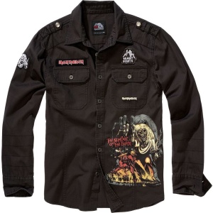 Iron Maiden Luis Vintage Shirt Košile černá