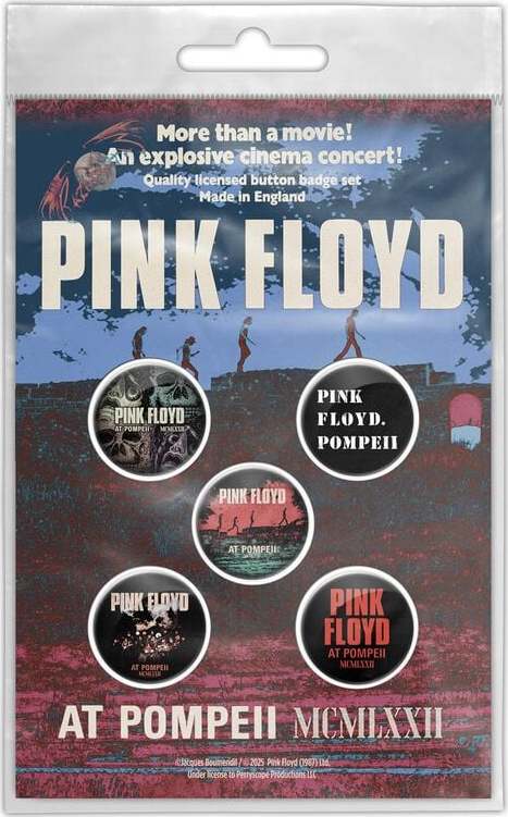 Pink Floyd Live In Pompeii Odznak vícebarevný - RockTime.cz