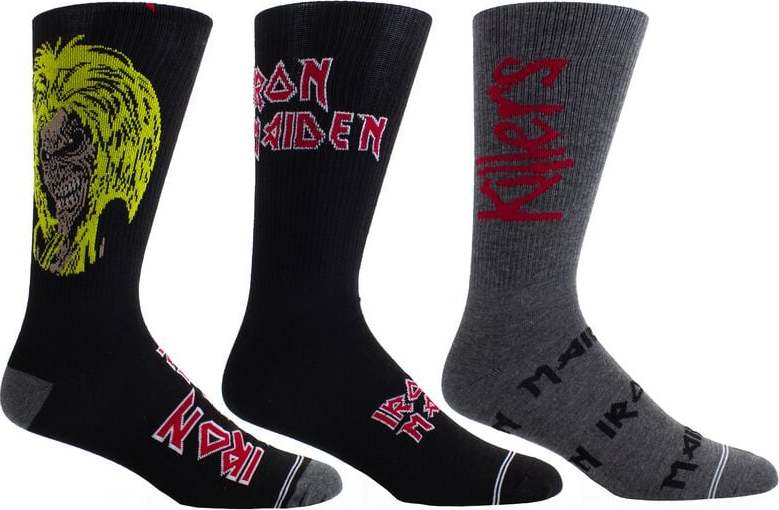 Iron Maiden 3er Pack Giftbox Ponožky vícebarevný - RockTime.cz