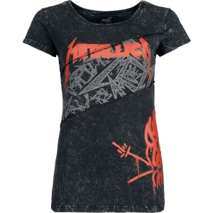 Metallica EMP Signature Collection Dámské tričko tmavě šedá - RockTime.cz