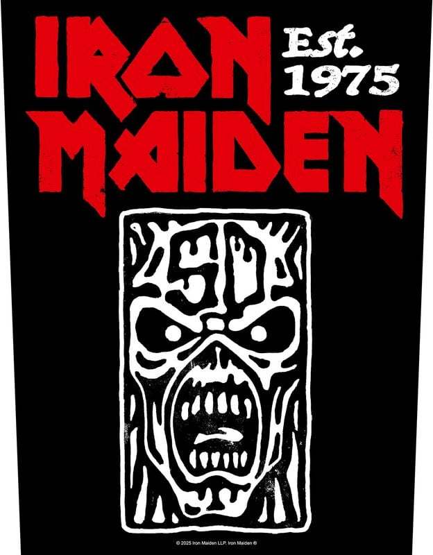 Iron Maiden Est. 1975 nášivka na záda vícebarevný - RockTime.cz