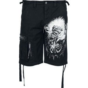 Iron Maiden EMP Signature Collection Cargo kraťasy černá - RockTime.cz