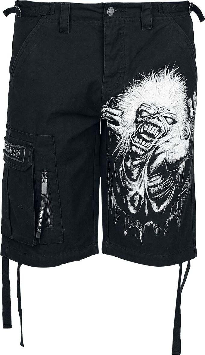 Iron Maiden EMP Signature Collection Cargo kraťasy černá - RockTime.cz