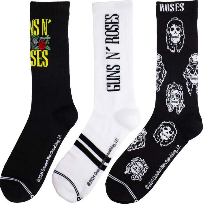 Guns N' Roses Guitar TinBox Ponožky vícebarevný - RockTime.cz