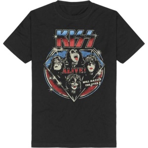 Kiss Alive Vintage Tričko černá - RockTime.cz