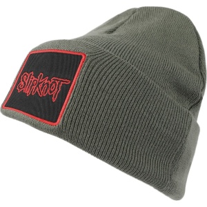 Slipknot Amplified Collection - Patch Beanie Beanie čepice olivová - RockTime.cz