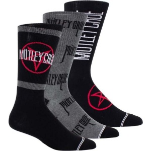Mötley Crüe 3er Pack Giftbox Ponožky vícebarevný - RockTime.cz