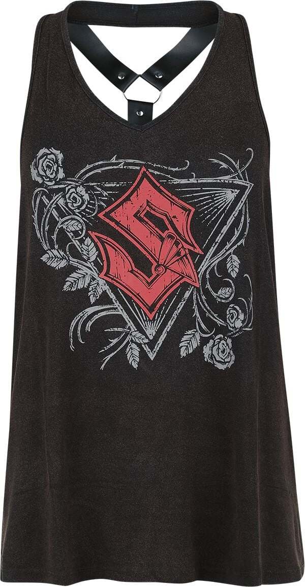 Sabaton EMP Signature Collection Dámský top šedohnědá - RockTime.cz