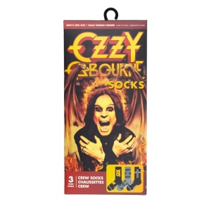 Ozzy Osbourne 3er Pack Giftbox Ponožky vícebarevný - RockTime.cz
