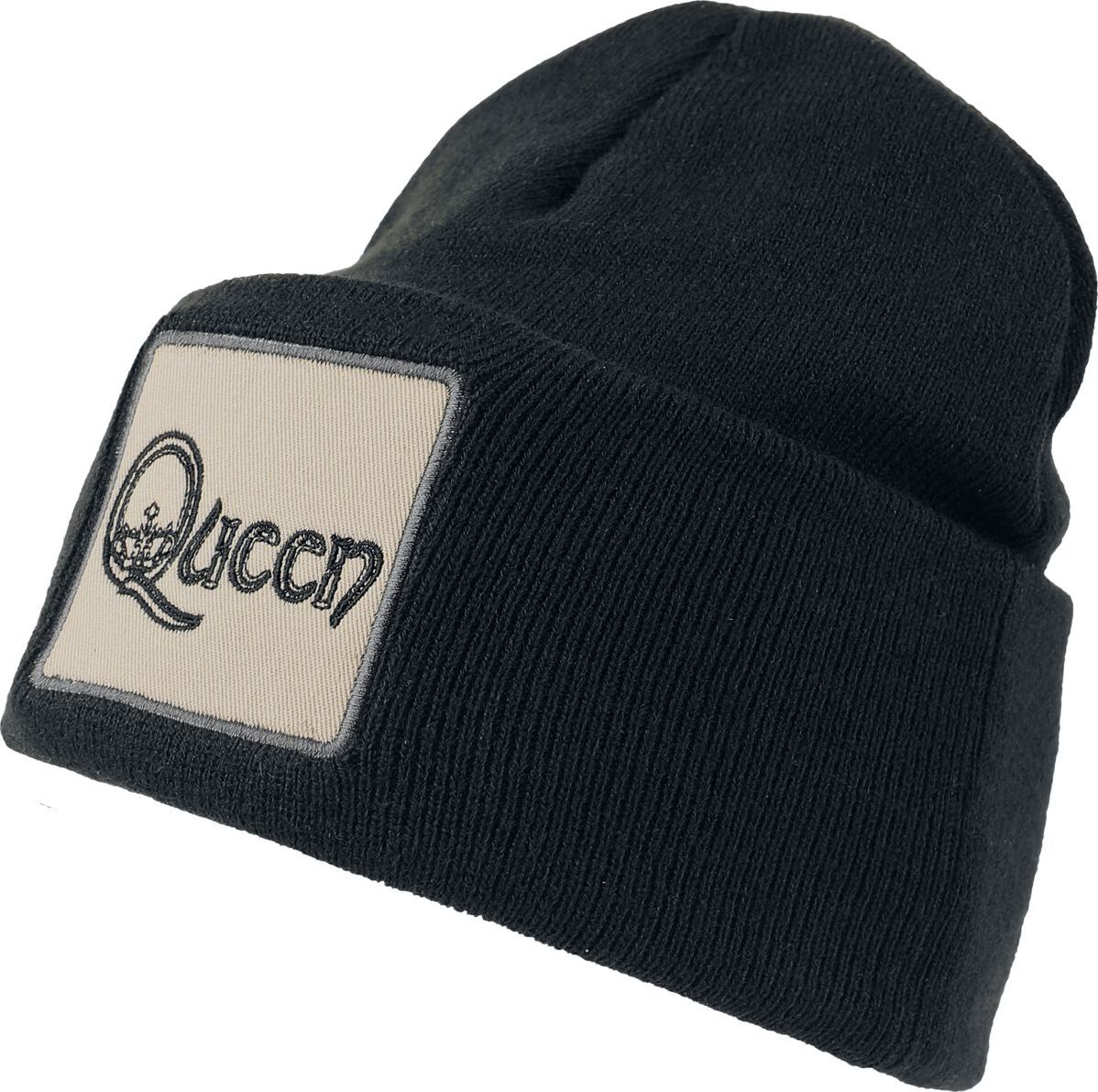 Queen Amplified Collection - Patch Beanie Beanie čepice černá - RockTime.cz