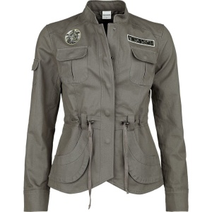 Iron Maiden Death Dámská bunda olivová