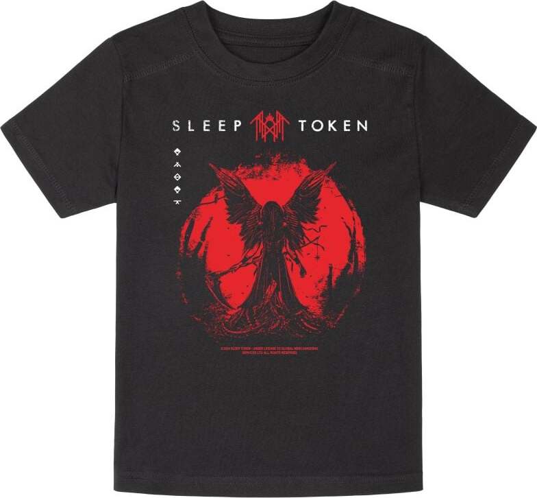 Sleep Token Metal Kids - Red Reaper Angel detské tricko černá - RockTime.cz