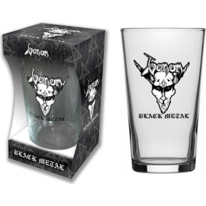 Venom Black metal pivní sklenice transparentní - RockTime.cz