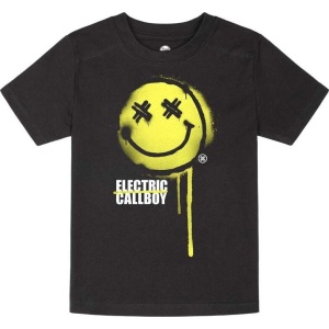 Electric Callboy Metal Kids - Spray Smiley detské tricko černá