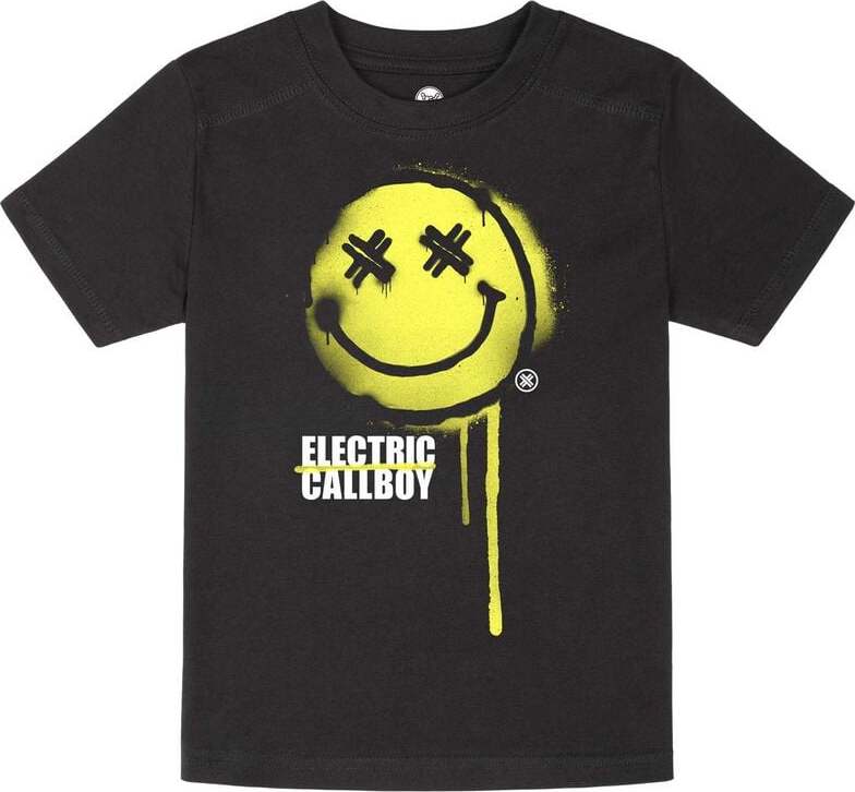 Electric Callboy Metal Kids - Spray Smiley detské tricko černá - RockTime.cz