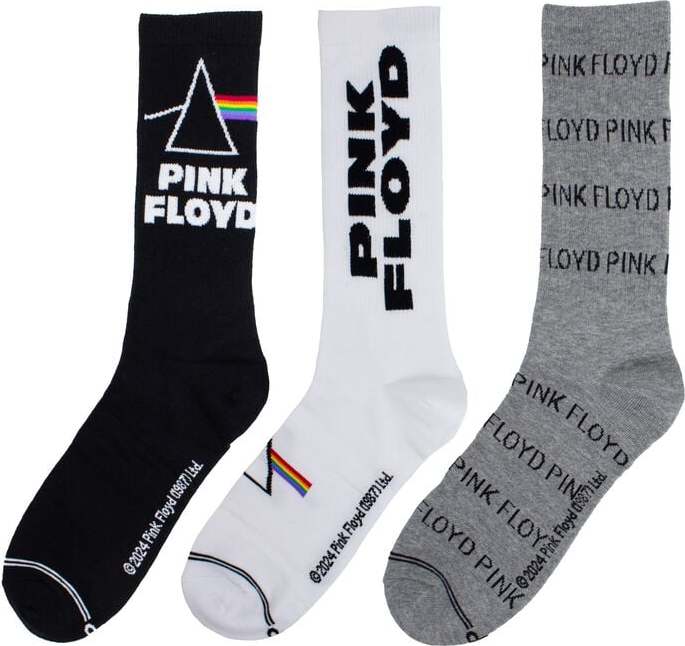 Pink Floyd 3er Pack Giftbox Ponožky vícebarevný - RockTime.cz