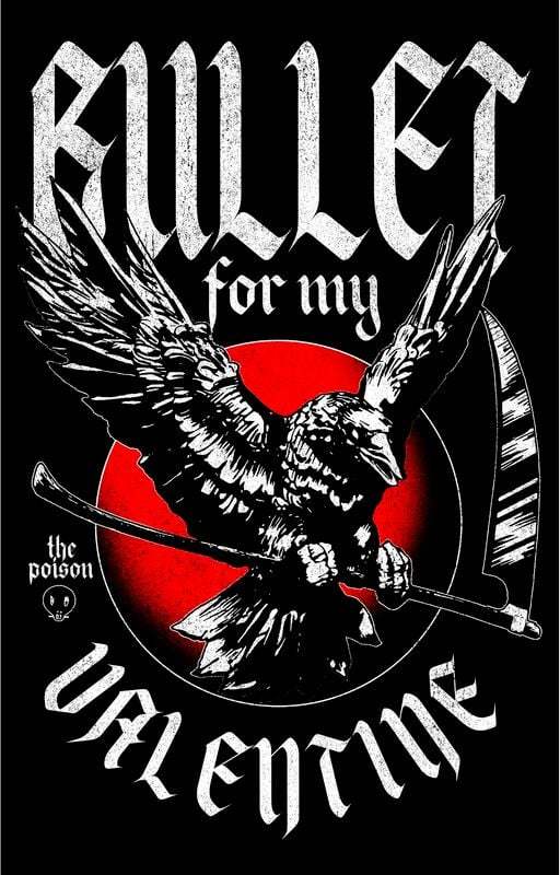 Bullet For My Valentine The Poisen / Crow Textilní plakát černá - RockTime.cz