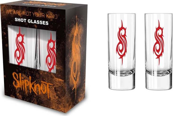 Slipknot We Are Not Your Kind sada sklenicek transparentní - RockTime.cz