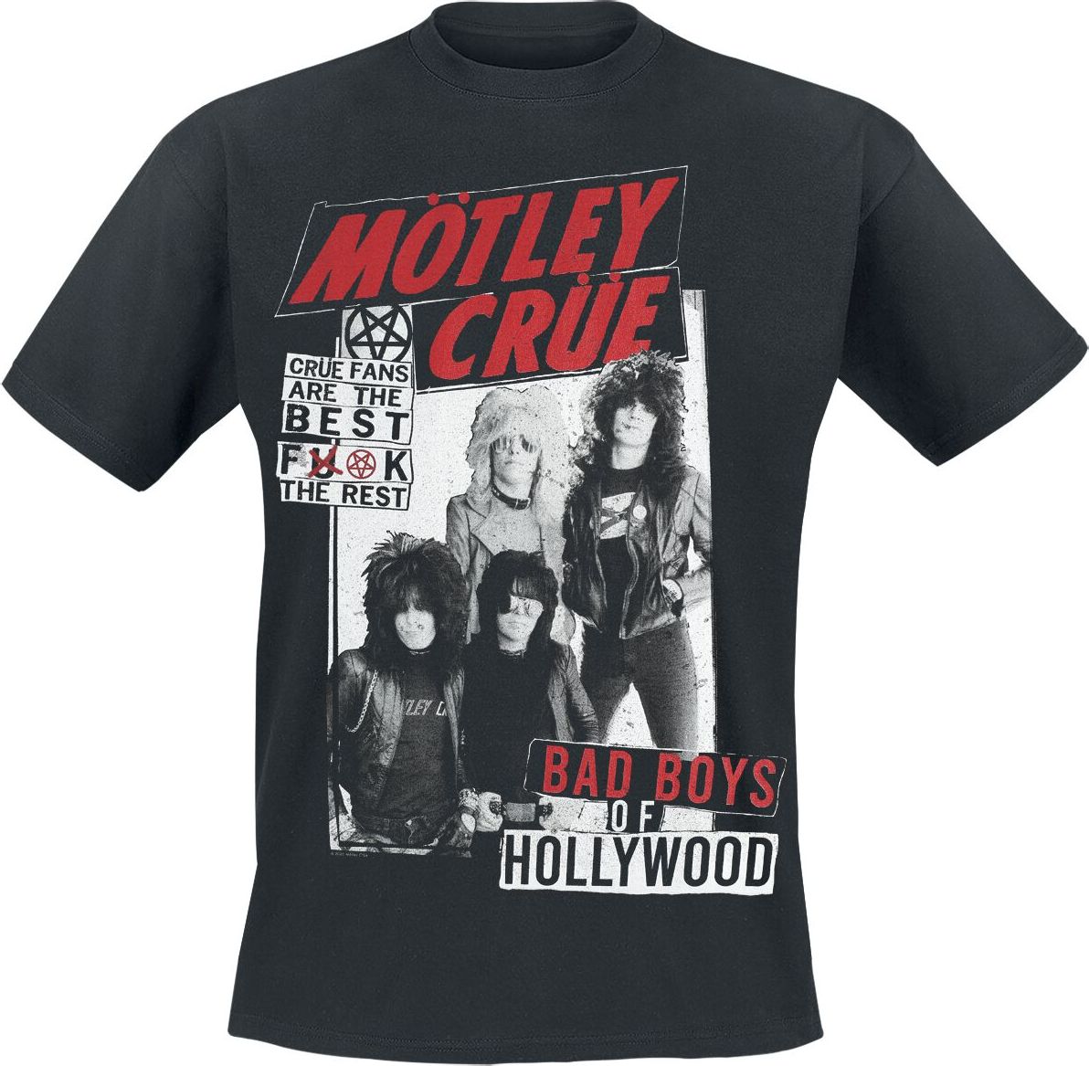 Mötley Crüe Crue Fans Tričko černá - RockTime.cz