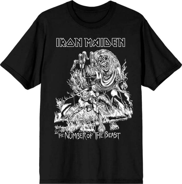 Iron Maiden Number Of The Beast Tričko černá - RockTime.cz