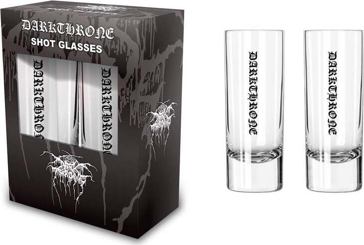 Darkthrone Logo sada sklenicek transparentní - RockTime.cz