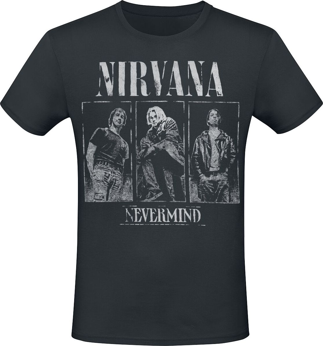 Nirvana Nevermind Photo Tričko černá - RockTime.cz