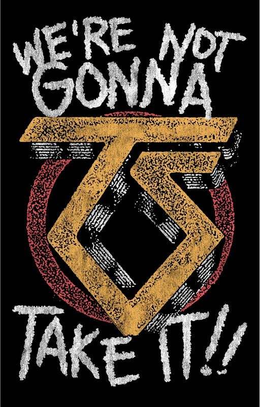 Twisted Sister We're Not Gonna Take It Textilní plakát vícebarevný - RockTime.cz
